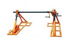 China Line Stringing Cable Drum Lifting Jacks ,  7T Hydraulic Cable Jack With Motor supplier