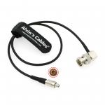 Timecode Cable For Wisycom MTP60 Transmitter/Zaxcom ZFR 400 BNC To Micro 3 Pin Male Time Code Cable 45cm/18inches for sale