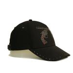 Constructed Shape 5 Panel Baseball Cap For Women Pigment Dyed Material
