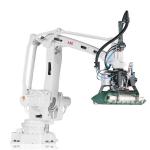 Robotic Arm 4 Axis ABB IRB 460-110/2.4 With CNGBS Robot Gripper For Automated Palletizing Robot for sale
