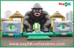 China Giant Disney Inflatable Bouncer With Chimpanzee Shape For Holiday supplier