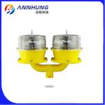 Solar Aviation Obstruction Light ICAO Solar High Buliding Warning Lights L810 Double Obstacle Light for sale