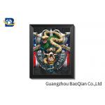 Unique Design 3d Poster Pictures With White MDP Frame , 3d Flip Image