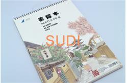 China Printing Cover Plastic Hanger B5 Spiral Binding Books supplier