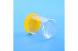 China 900ML Screwed Capped Plastic Round Plastic Screw Cap Jars supplier
