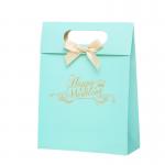 Hot Sell Printed Small Paper Sweet Bags Candy Packaging With Die Cutting Handle for sale