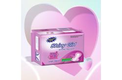 China ISO9001 Soft Cotton Disposable Sanitary Napkin Pads 240mm For Night Use supplier