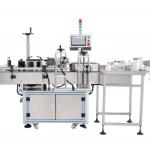 850w Sticker Label Applicator Machine For Self Adhesive Wrap Around Square Bottle for sale