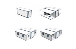 China Expandable Container House with Steel Frame and Weather-resistant Sandwich Panel supplier