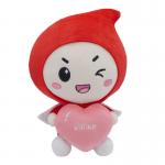 EN71 25cm Mini Plush Mascot Toy With Printed Logo for sale