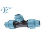 Irrigation 20 - 110 MM High Density PP Fitting Tee For Quick Connection