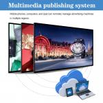 43 Inch Wall Mounted Digital Signage Advertising LCD HD Touch Screen