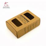 Custom Printed Kraft Cardboard Boxes with Window | Customized Cosmetic Packaging Paper Box for sale