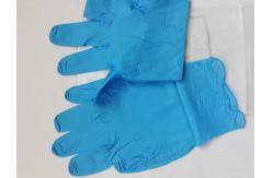 China Blue Nitrile Disposable Gloves Hand Protect Hand Gloves Non Sterilized Nitrile gloves supplier