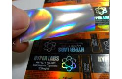 China Hologram Laser Effect Testos E 250 Injection Steroide 10ml Vial Labels supplier