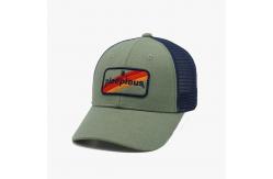 China Fashion Cotton And Polyester Mesh 6 Panel Trucker Cap Embroidered Logo supplier
