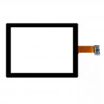 Customized Projected Capacitive Touch Screen 15 Inch Industrial Black Silk Screen Printing for sale