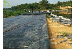 China 1.5mm Erosion Control Geotextile Project Impermeable Fabric For Artificial Lake supplier
