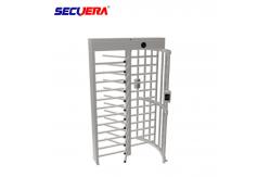 China 120 degree automatic RFID access control full height turnstile price supplier