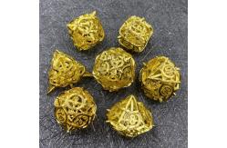 China Thorns Hollow Metal Dice Set Kusalu RPG Dragon And Dungeon DND supplier