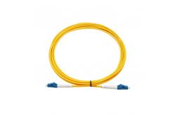 China Simplex Single Mode FTTH LC UPC Fiber Optic Jumper G652D G657A Customized supplier
