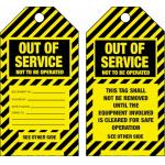Out Of Service Tag PVC Waterproof Durable Lockout Tag for sale