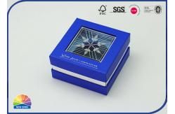China Pantone Print Matte BOPP Rigid Shoulder Box With Visible Window supplier
