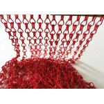 Space Divider Anodized Aluminium Chain Link Fly Curtain Double Hook Chain for sale