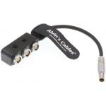Fischer 3 Pin Male ARRI Alexa 20CM Splitter Box Cable for sale