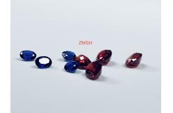 China Royal Blue Synthetic Gem Stone Ruby Sapphire Gems supplier
