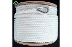 China Boat 3 Strand Anchor Rope Nylon Dock Lines Twisted Mooring Rope supplier