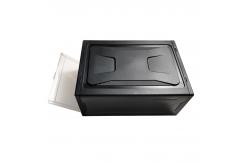 China 3 Layer Thickened Transparent Shoe Box 38*26cm Stackable Shoe Organizer supplier