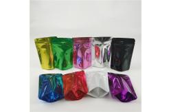 China Glossy Shiny Stand Up Pouch Plastic Customized Packaging Coffee Bags supplier