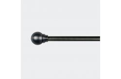 China 25mm Pipe Curtain Rods Sand Black Three Dimensional Sphere supplier