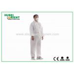 Disposable Protective Coverall With Hood Custom Size Waterproof Unisex MP/SMS Coverall for sale