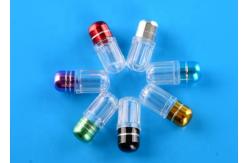 China 1g Plastic Capsule Bottles Round Polystyrene Mini Pill Bottles supplier