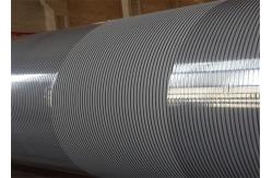 China Grooved Press Roll Paper Machine Parts Grooved Roller For Papermaking supplier