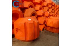 China PE Plastic Buoy Floats Materials For UHMWPE Dredging Pipeline Hose Flotation Collar supplier