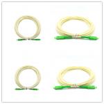 OEM White Fiber Optic Patch Cord For Access Network for sale