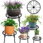 Indoor Vintage Flower Rack with Included Hardware Decorative Iron Steel Plant Stand for sale