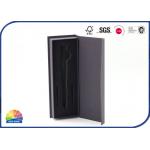 Black Printing Custom Shape Cardboard Paper Box Hinge Lid Box