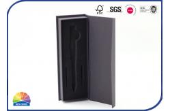 China Black Printing Custom Shape Cardboard Paper Box Hinge Lid Box supplier