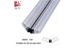 China 10mm 135° Shower Door Magnetic Seal Strip collision resistance supplier
