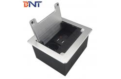 China High Quality Office Table Mounted Socket Hidden Socket With Brush Cover supplier