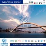 High Flexural Steel Truss Arch Bridge Upper Lower Middle Upper Bearing Type for sale