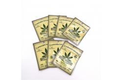 China Cbd Gummies Mylar Heat Seal Packaging Bags Smell Proof Resistant Empty Tobacco Pouches supplier