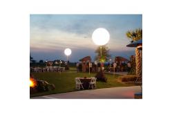 China Crystal Moon Inflatable Led Lantern Balloon Lights With Metal Halide1000W Lamp supplier