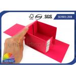 Custom Flat Fold Up Box / Foldable Gift Box Logo Printing Easy Shipping