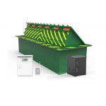 Full Automatic Hydraulic Road Barriers Security LED Light Warning 380V Power Supply
