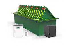 China Full Automatic Hydraulic Road Barriers Security LED Light Warning 380V Power Supply supplier